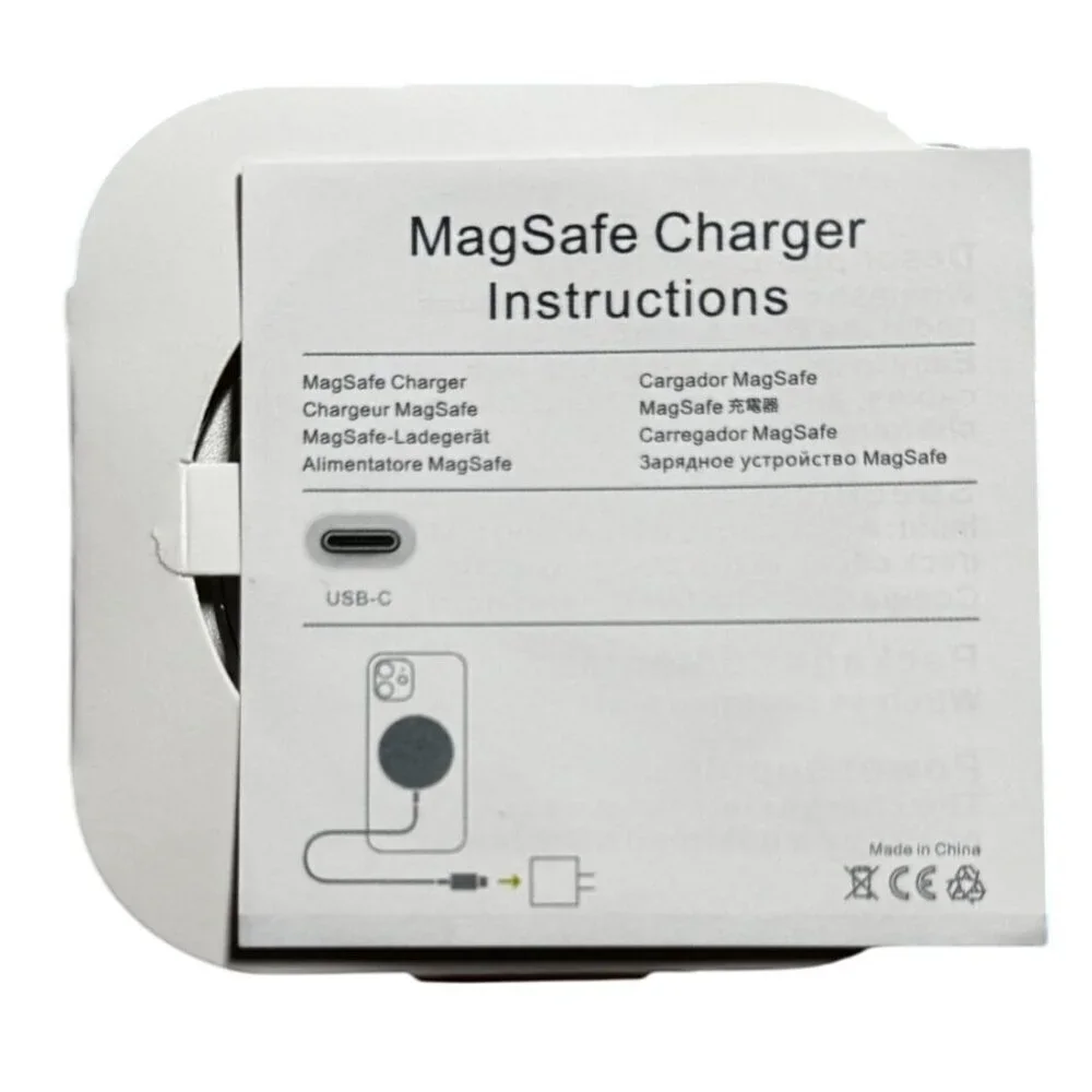 Magnetic Wireless Charger iPhone 15/14/13/12 Series USB-C Cable